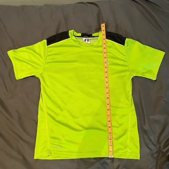 Russell Athletic Men's Performance T-Shirt Kid's XL (14-16) (Men's S) Lime Green - Picture 6 of 8